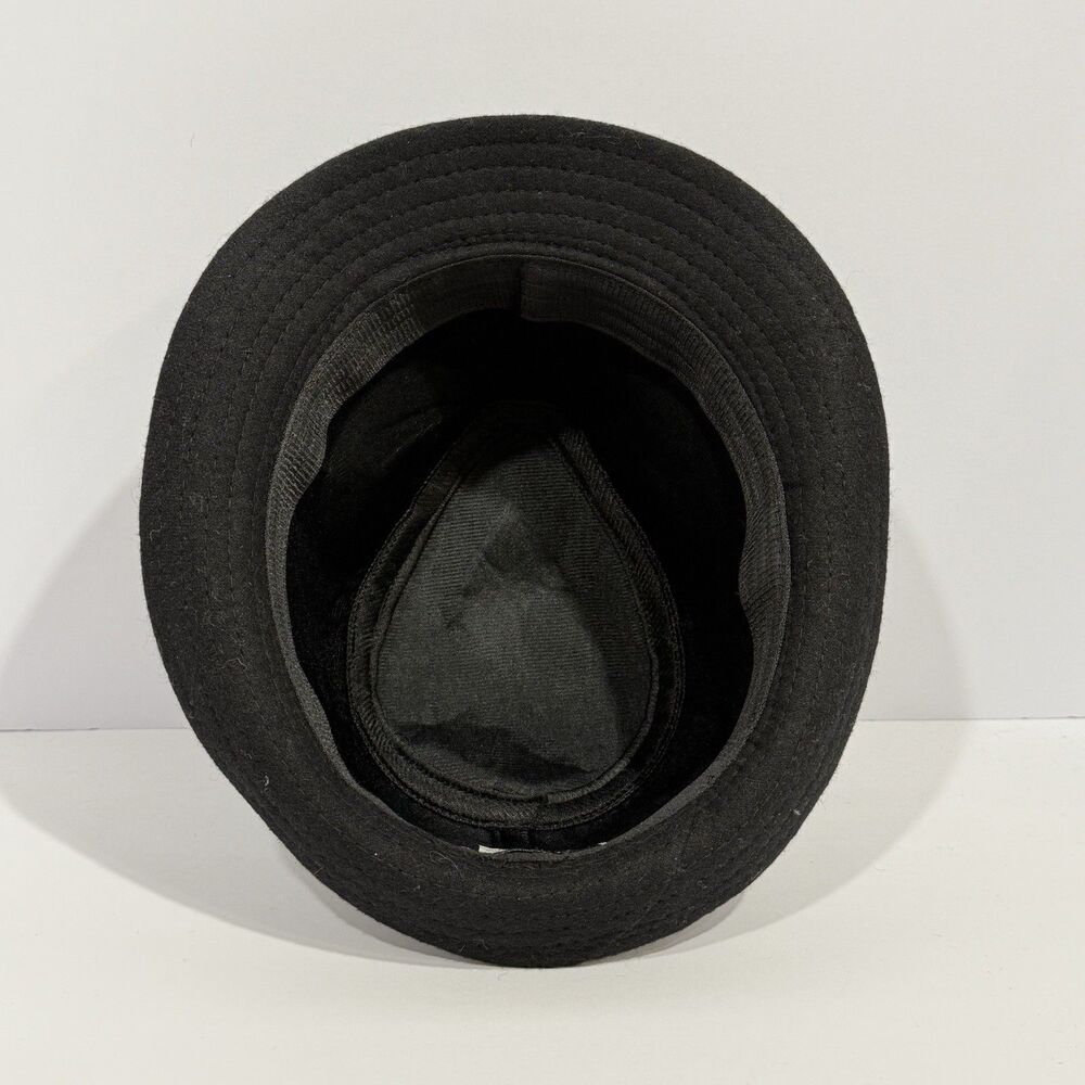 Milani Men Hat S/M Black 5% Wool 95 Polyester Designed in Italy - Picture 4 of 16